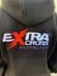 Preview: Extracross Zip Hoodie schwarz bestickt mit Logo - Größe L