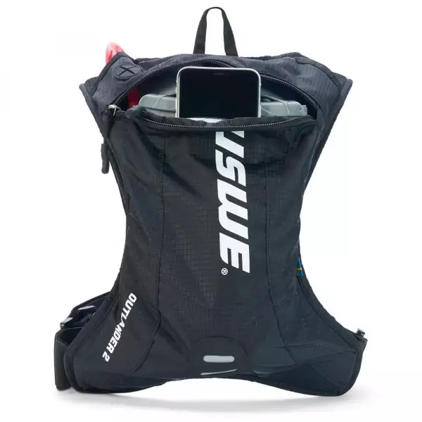 USWE Outlander 2L Trinkrucksack für Motocross, Enduro und MTB Carbon Black