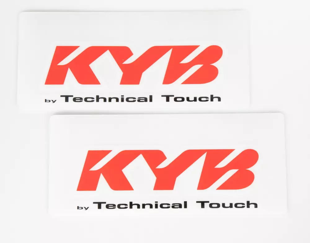 KYB sticker ff SET kyb bij TT 85cc RED