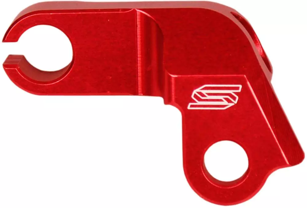 Scar CNC Halterung Clutchsseil - Honda CRF450R 09-14 - Farbe red
