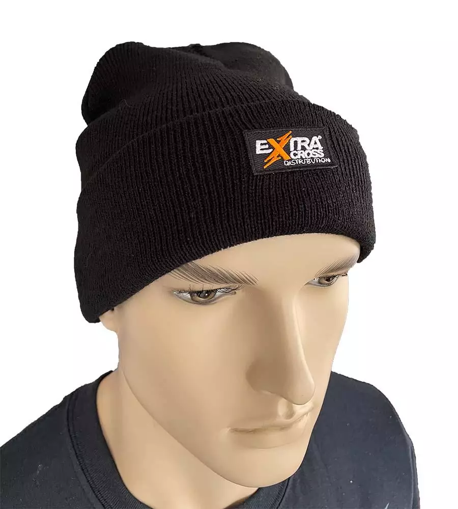 Extracross Beanie Classic Unisex Strickmütze - black