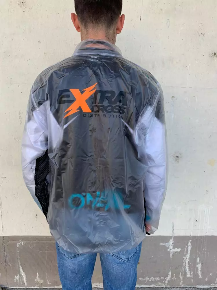 Extracross Regenjacke mit Mash black Seite - Größe XL
